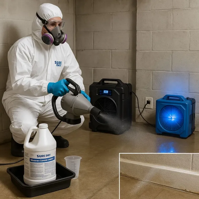 Sanitization and Odor Removal process in Onancock, VA